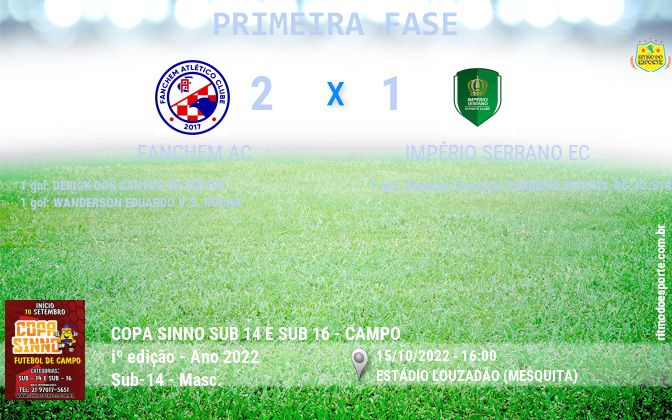 Resultado da partida